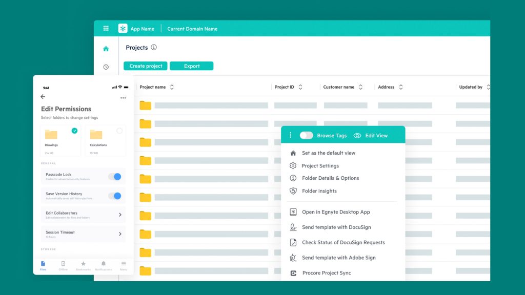 Egnyte Project Hub