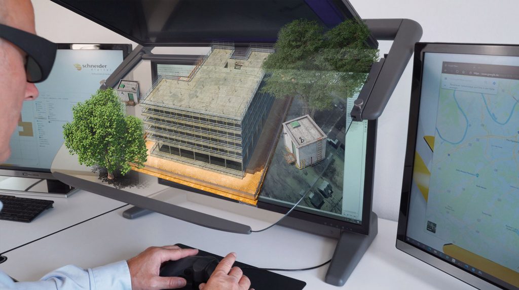 3D PluraView monitor with Elitecad